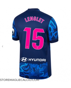 Atletico Madrid Clement Lenglet #15 Maglia Gara Terza Repliche 2024-25